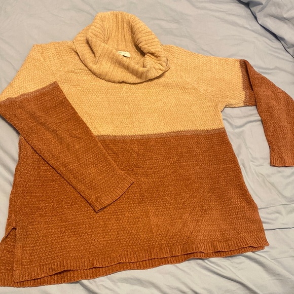 New Directions Sweater, color two-tone peach, size XL - Picture 1 of 3